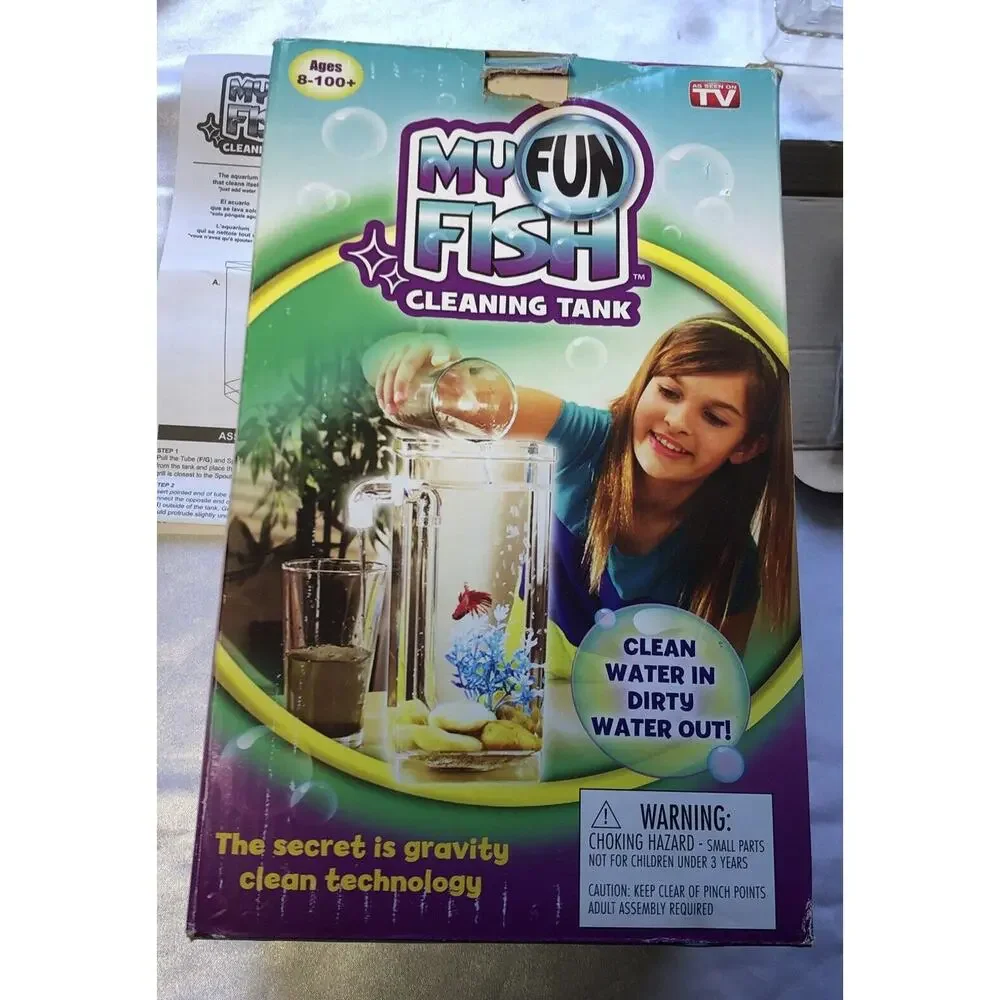 My Fun Fish Cleaning Tank New Open Box